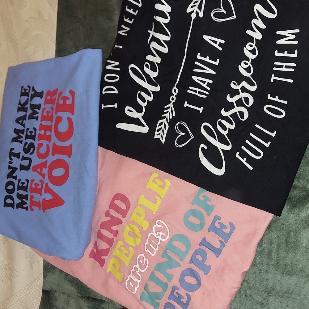 TEACHER tee shirt bundle!!